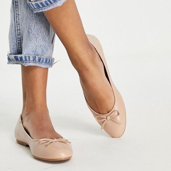 Asos Women's Nude Ballet Flats - Picture 3 of 6